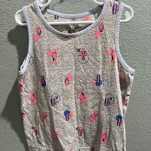 Hurley Kids Tank Top with Pink and Blue Print